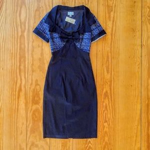 NWT Vintage Style Retro Pinup Plaid Wiggle Dress